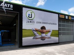 spandoek in frame autoservice James